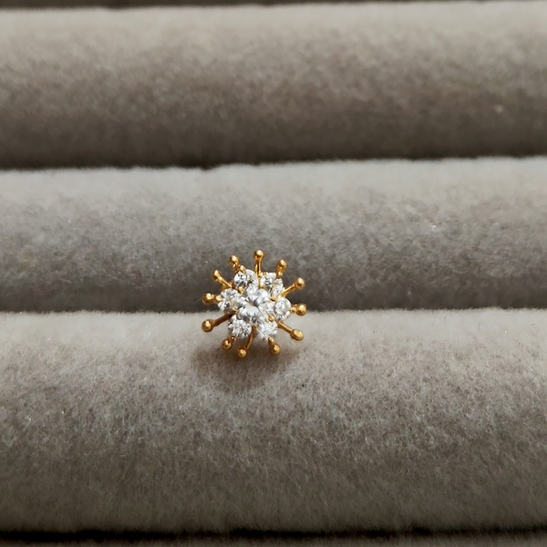 American Diamond 7 Stone Sunshine Nosepin