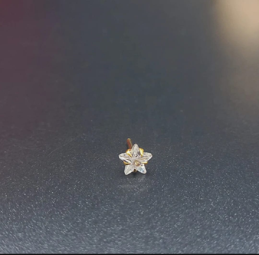 American Diamond Star Nosepin